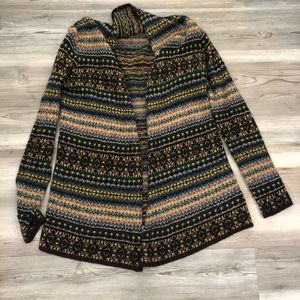 Ruff Hewn boho style wool blend cardigan